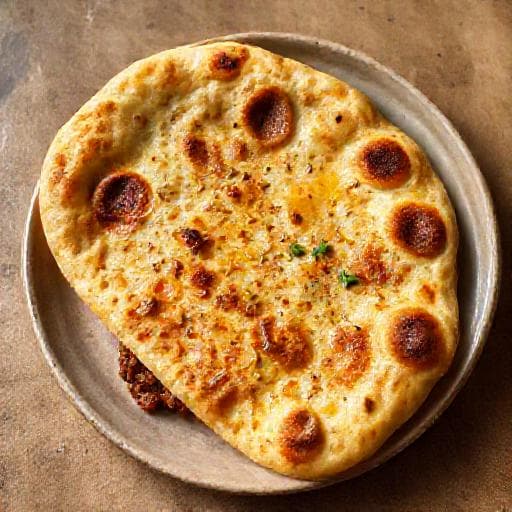 झटपट कीमा नान (पैन-फ्राइड)