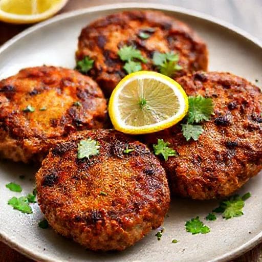 झटपट काकोरी कबाब (पैन फ्राइड)