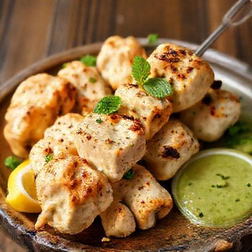 क्लासिक मलाई चिकन टिक्का