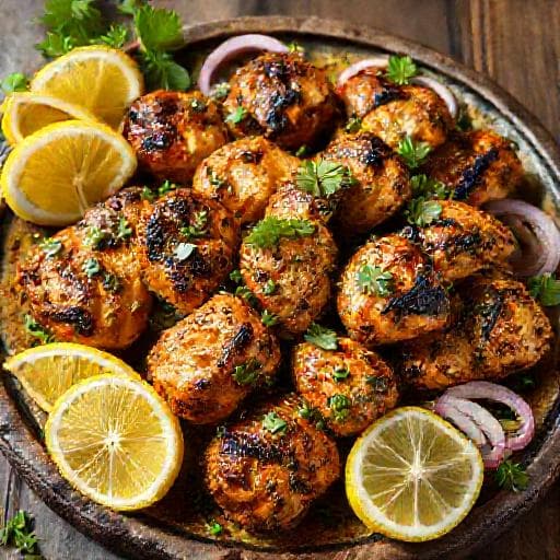 पारंपरिक हरियाली चिकन टिक्का