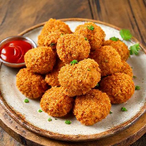 पारंपरिक ब्रेड चिकन नगेट्स