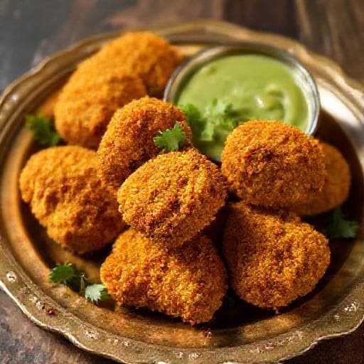 मसाला ब्रेड चिकन नगेट्स
