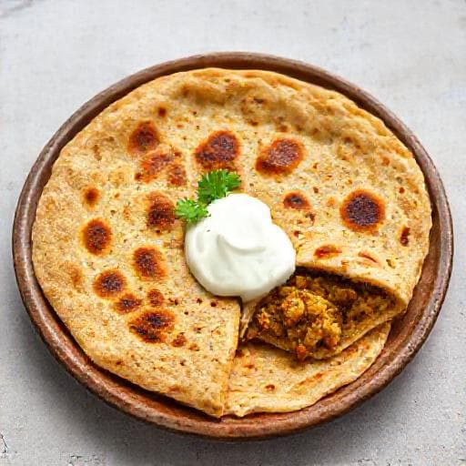 पारंपरिक खिचड़ी पराठा