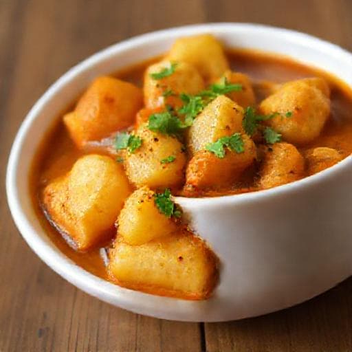 झटपट व्रत वाले आलू रसेदार