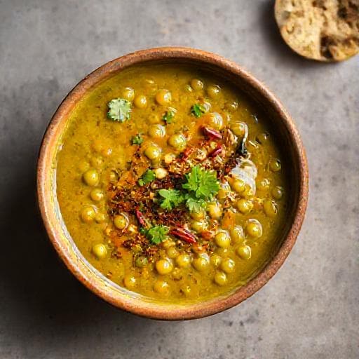 झटपट साबुत मूंग दाल तड़का