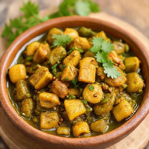 पारंपरिक व्रत वाली अरबी