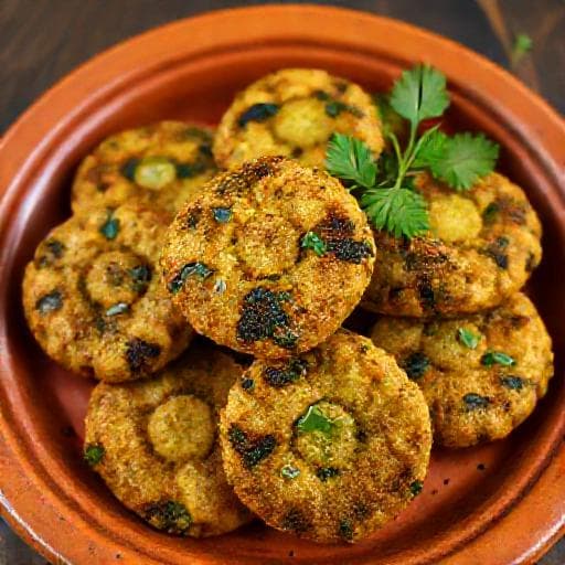 मसाला वड़ा (पालक और मेथी के साथ)