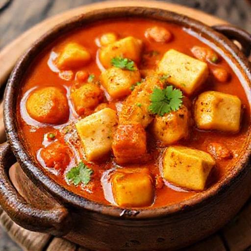पारंपरिक पनीर हांडी