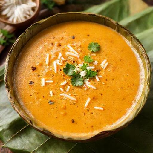 नारियल वाली आमटी दाल (दक्षिण भारतीय ट्विस्ट)