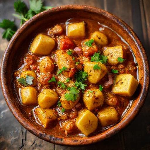 पारंपरिक कच्चे केले की सब्जी