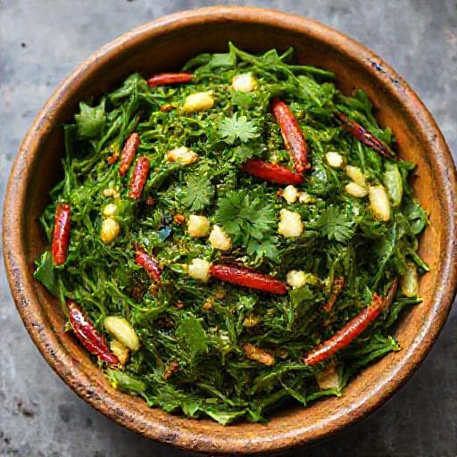 पारंपरिक चौलाई की सब्जी