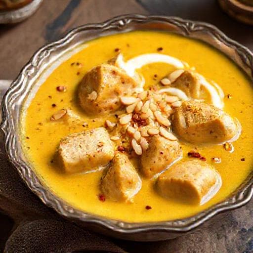 शाही माछेर कालिया (काजू और क्रीम के साथ)