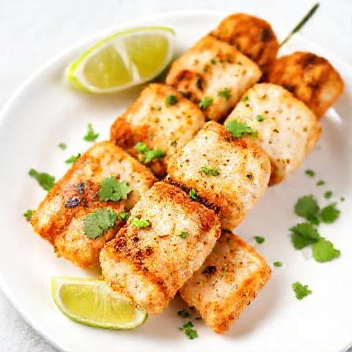 झटपट फिश कबाब (पैन-फ्राइड)