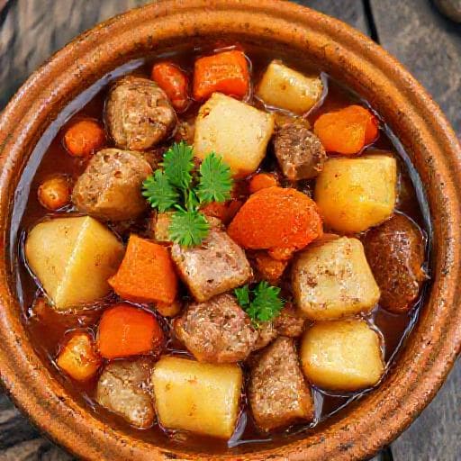 Традиционно свинско с картофи