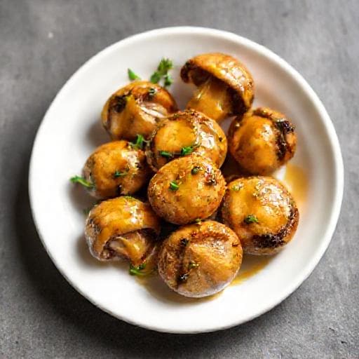 Мариновани гъби с горчица и мед