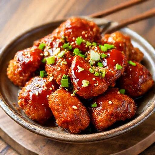 Класическо Корейско пържено пиле (Yangnyeom Chicken)