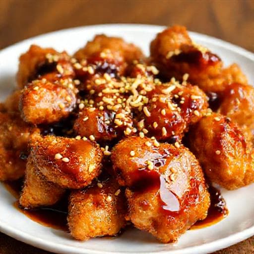 Бързо Корейско пържено пиле (Soy-Garlic)