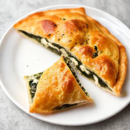 Бърза баница със спанак и сирене (с готови кори)
