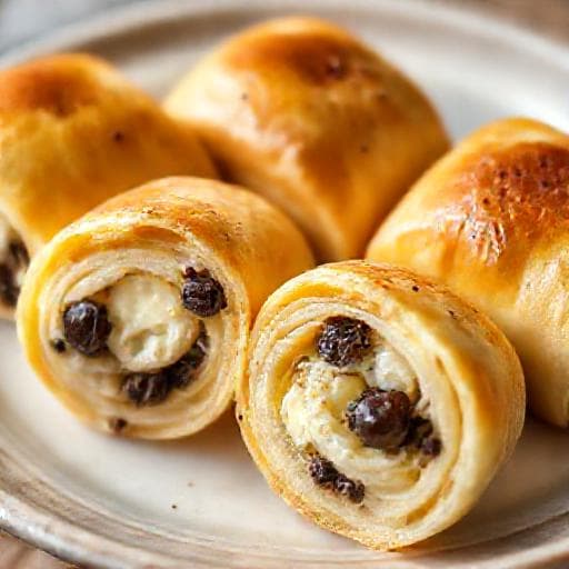 Кифлички със сирене и маслини