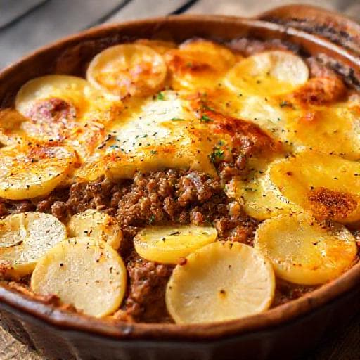 Традиционна Мусака с Картофи и Кайма