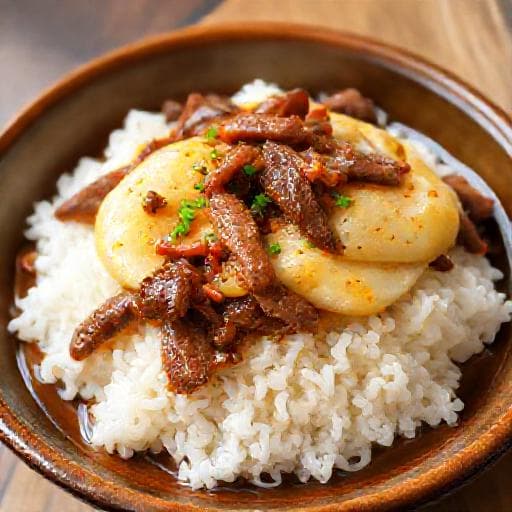 经典滑蛋牛肉饭