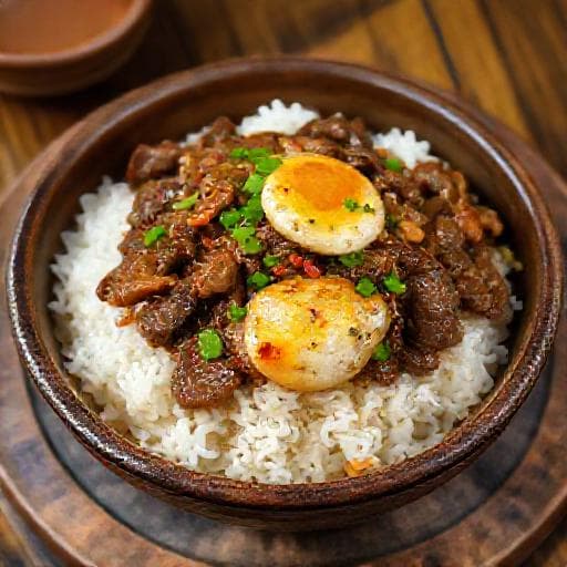 潮式滑蛋牛肉饭
