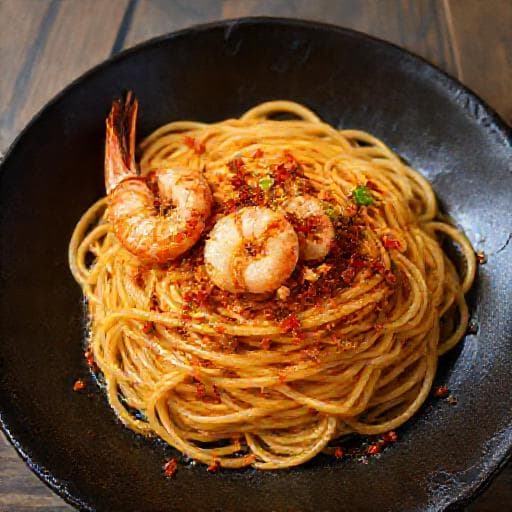 避風塘蝦子撈麵