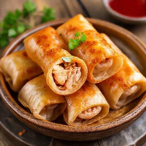 潮式鮮蝦腐皮卷