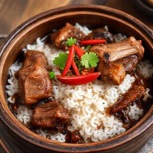 豉汁蒸鳳爪排骨飯