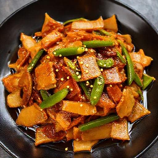 创意酱香尖椒干豆腐