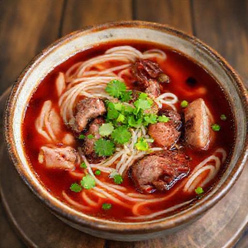 经典南京鸭血粉丝汤