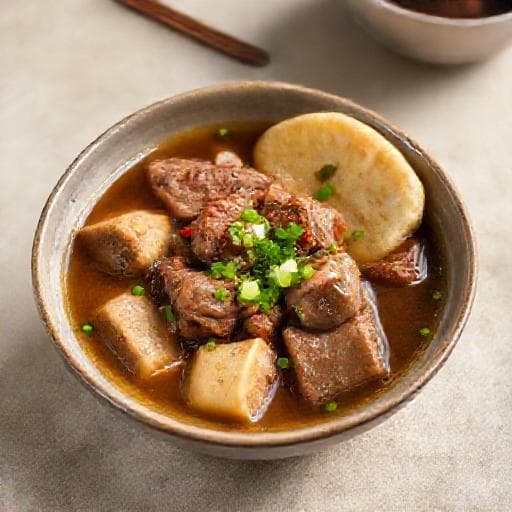 简易版卤煮火烧