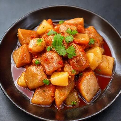 创意荔枝肉(菠萝风味)