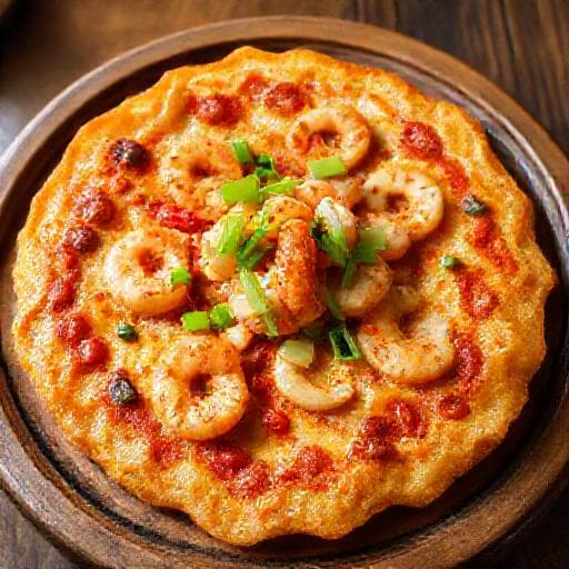 泡菜海鲜煎饼