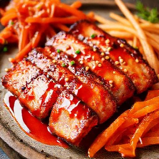 韩式辣酱烤五花肉 (Gochujang Samgyeopsal)