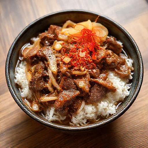 关西风味牛肉饭 (Kansai-style Gyudon)