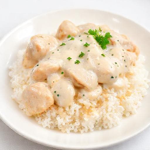 經典白汁雞皇飯