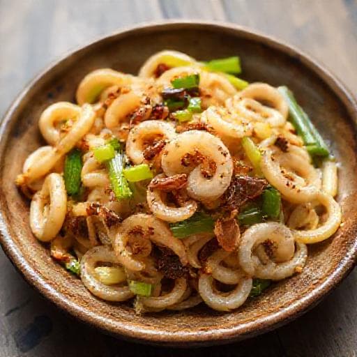 海味芹菜炒花枝