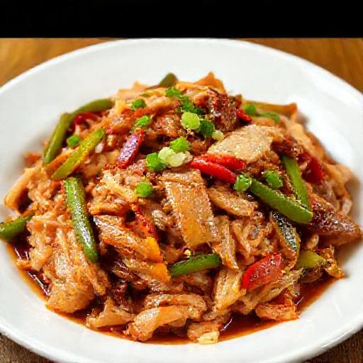 家常豆干炒肉丝