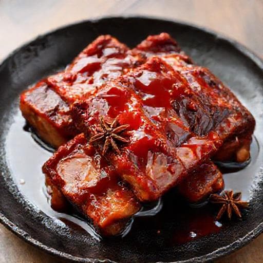 紅糟燒肉排