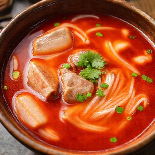 紅糟鰻魚米粉湯