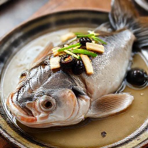 欖角蒸鯪魚