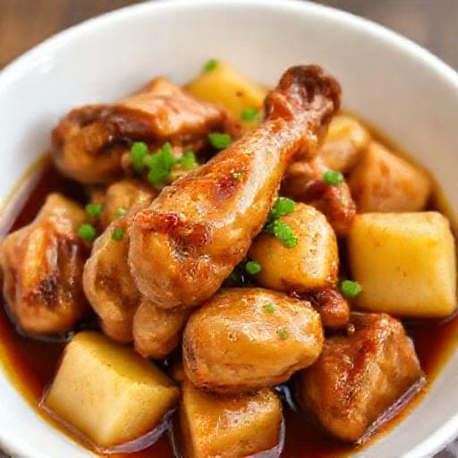 快手土豆焖鸡翼