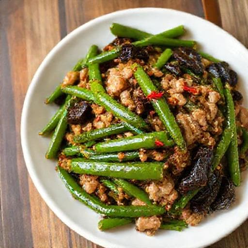 欖菜肉碎四季豆
