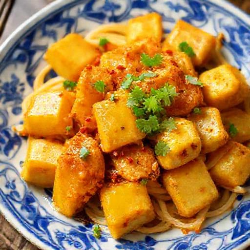 港式金沙豆腐