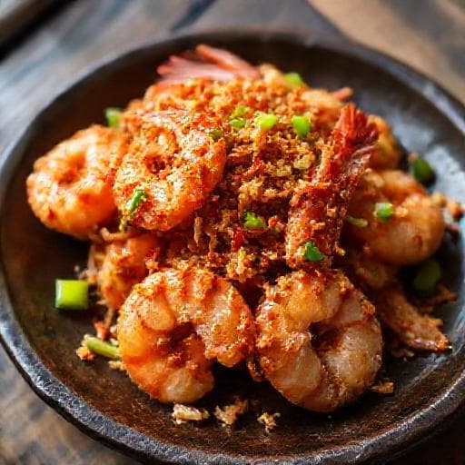 避风塘炒虾