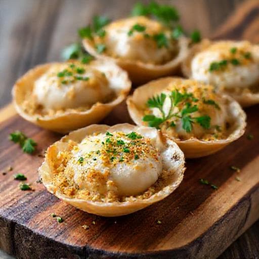 Vieiras Gratinadas Clásicas