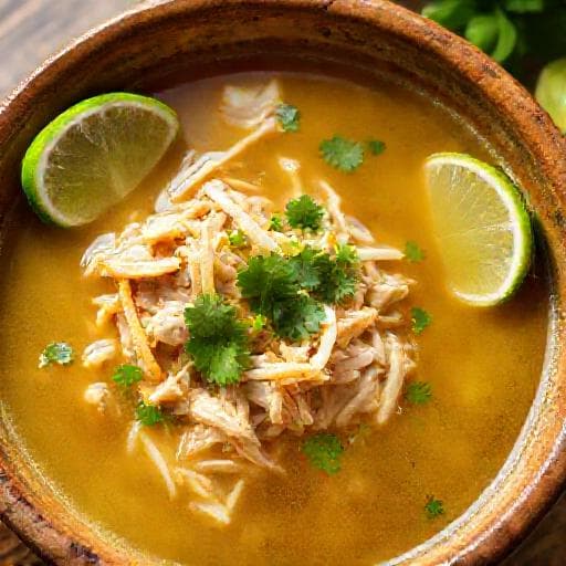 Sopa de Lima Tradicional Yucateca