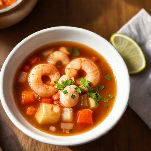 Caldo de Camarón Rápido y Sencillo
