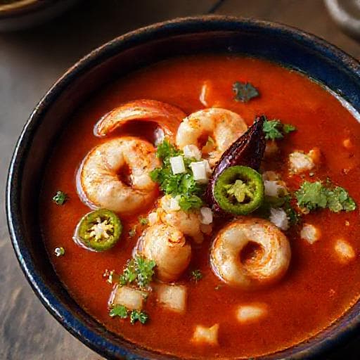 Caldo de Camarón Estilo Nayarit